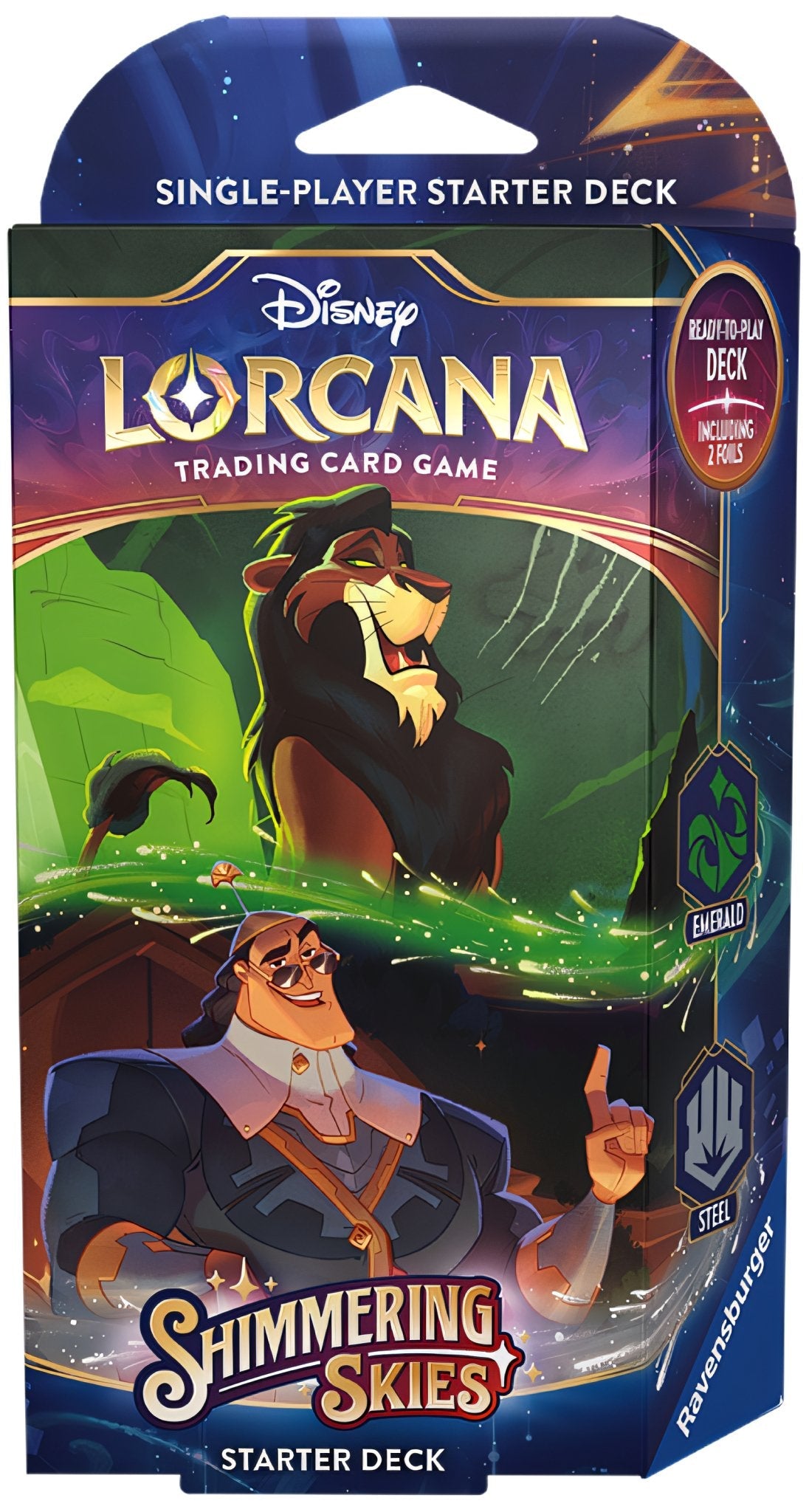 Disney Lorcana: Shimmering Skies Starter Deck - Scar & Kronk