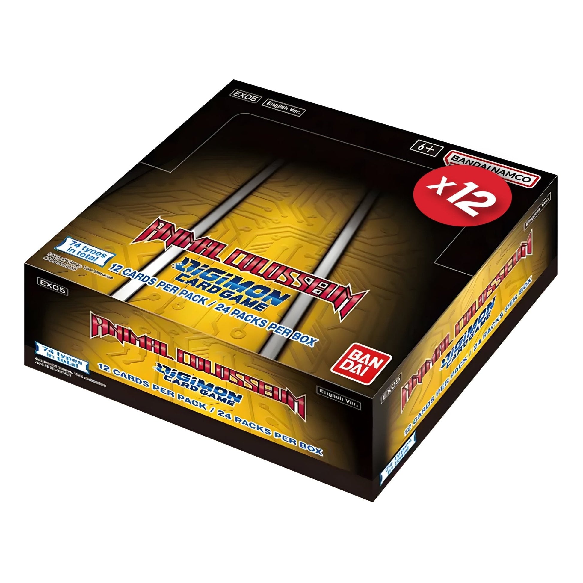 Digimon Card Game: Animal Colosseum (EX05) Case (12 Booster Boxes)
