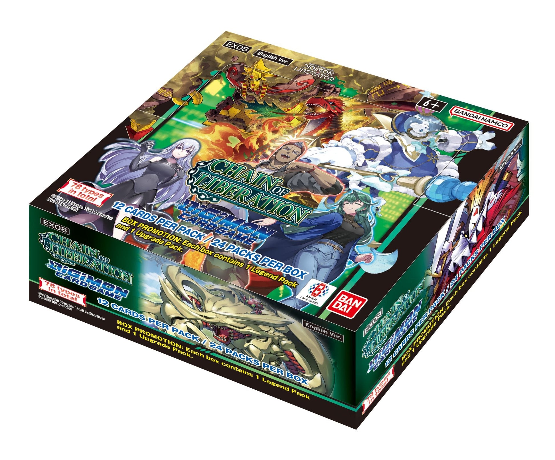 Digimon Card Game: Chain Of Liberation (EX-08) Booster Box