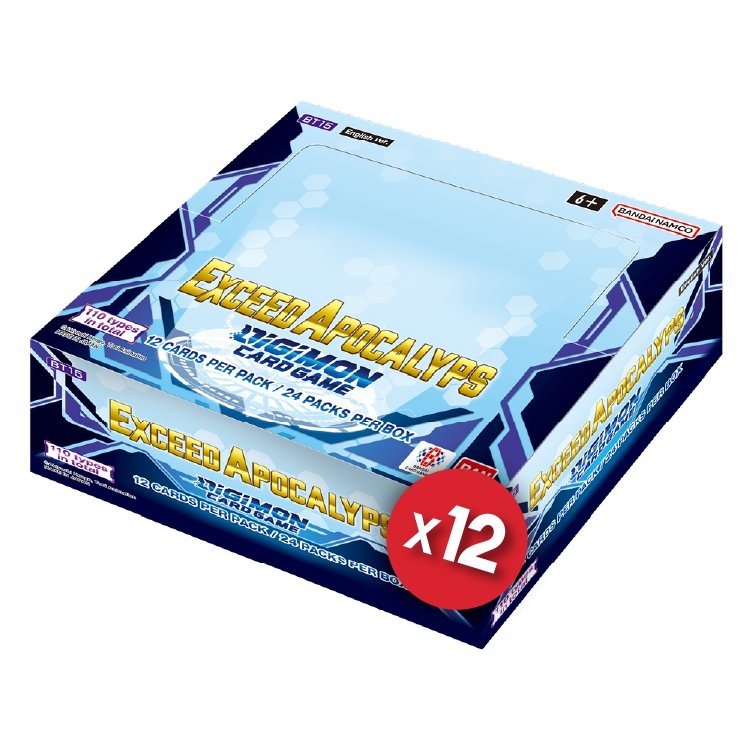 Digimon Card Game: Exceed Apocalypse (BT15) Case (12 Units)