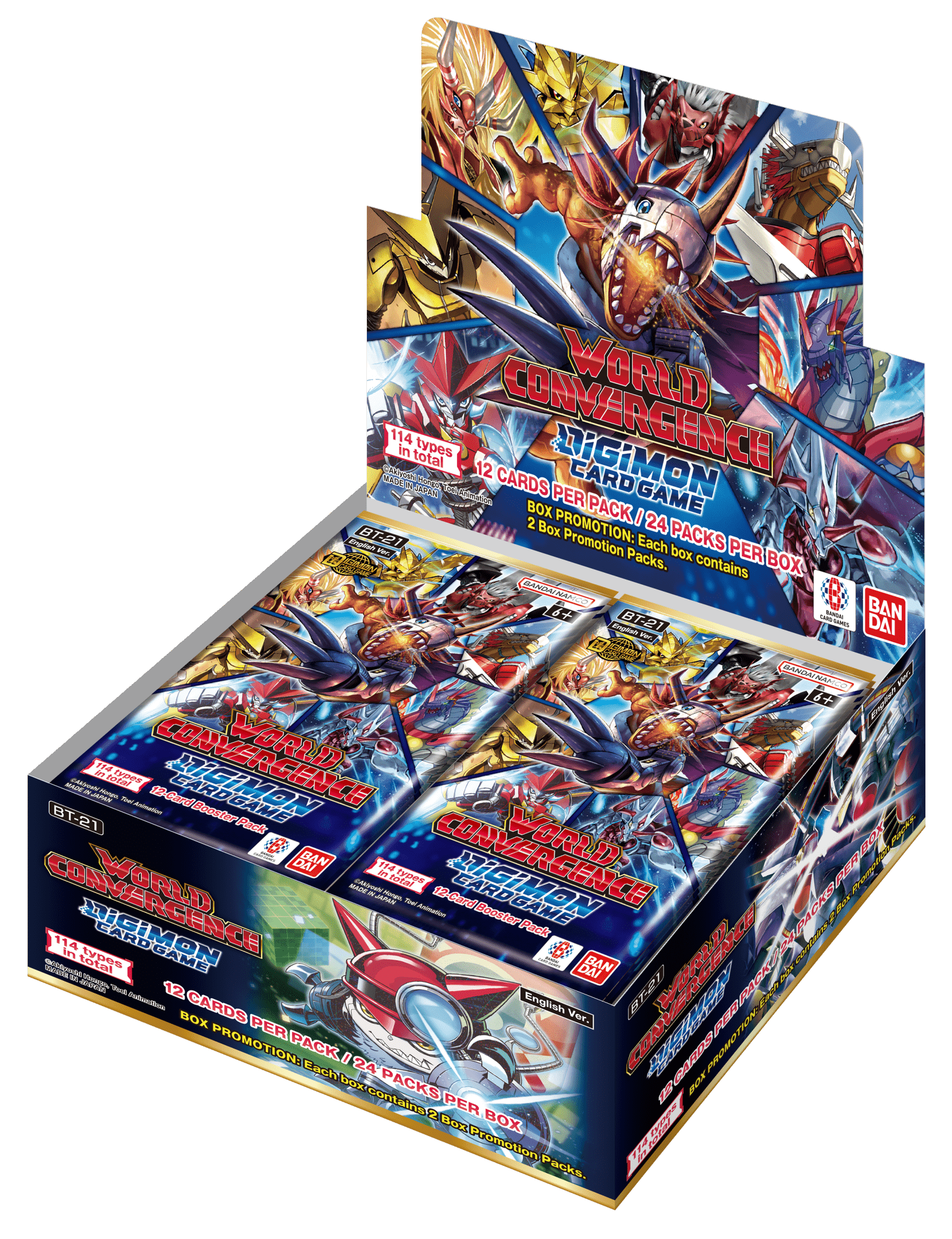 Digimon Card Game: World Convergence Booster Box (BT21)
