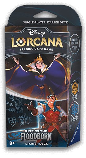 Disney Lorcana: Rise Of The Floodborn Starter Deck - The Queen & Gaston