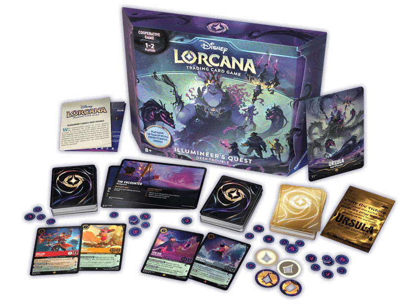 Disney Lorcana: Ursula's Return Illumineer's Quest Deep Trouble Gift Set