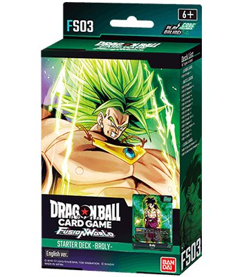 Dragon Ball Super Card Game: Fusion World - Broly (FS03) Starter Deck