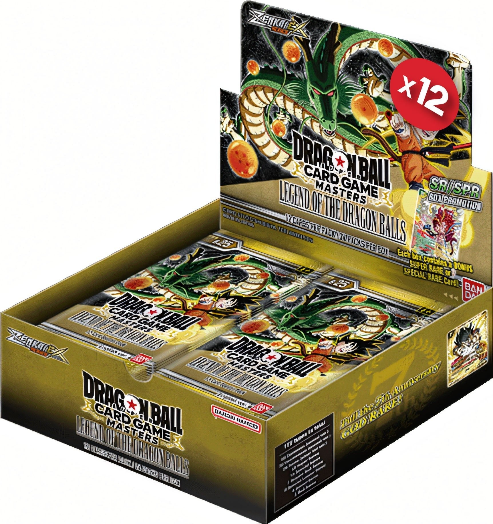 Dragon Ball Super Card Game - Masters: Zenkai Series EX Set 08 (B25) Legend Of The Dragon Balls Case (12 Booster Boxes)