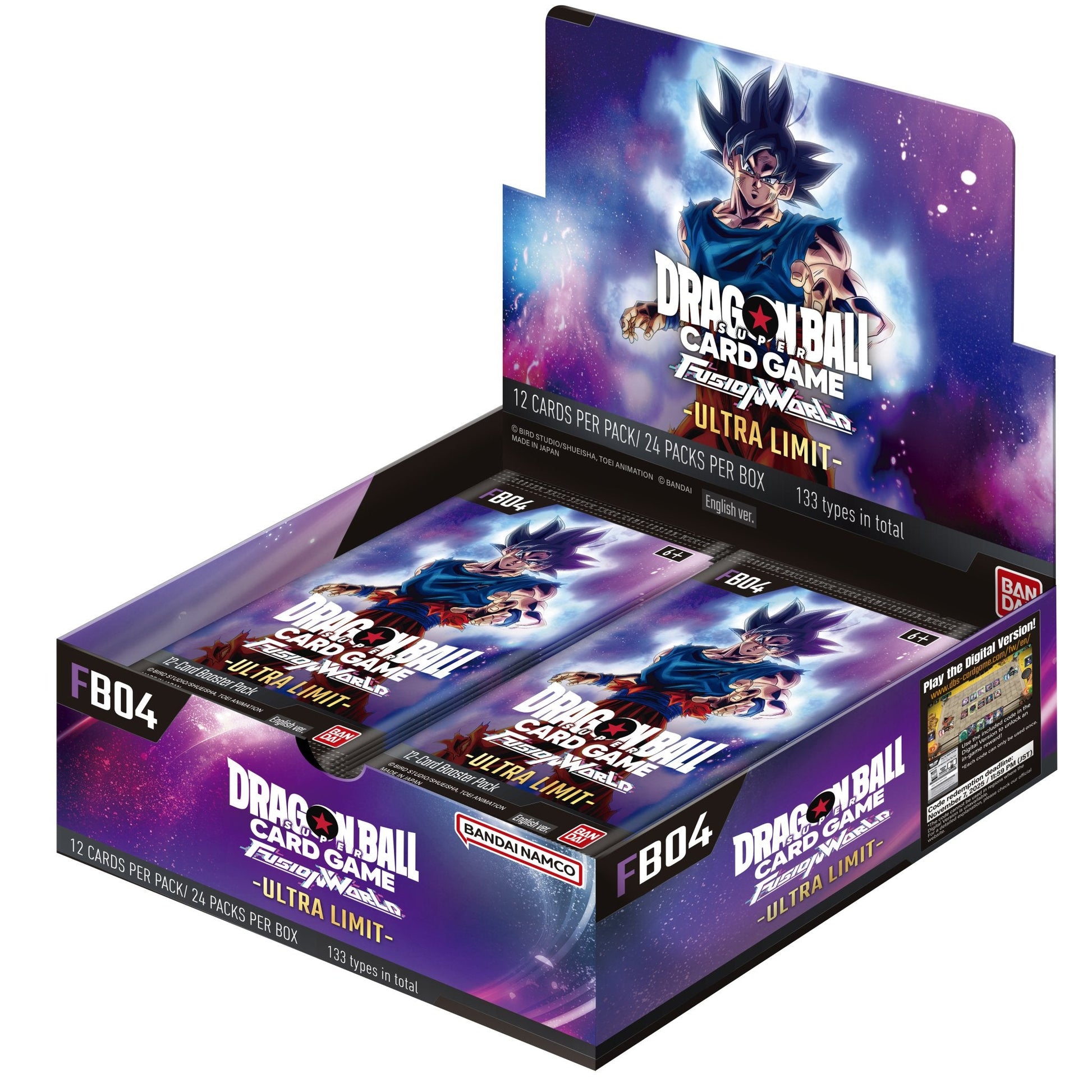Dragon Ball Super Card Game Fusion World: Ultra Limit (FB04) Booster Box