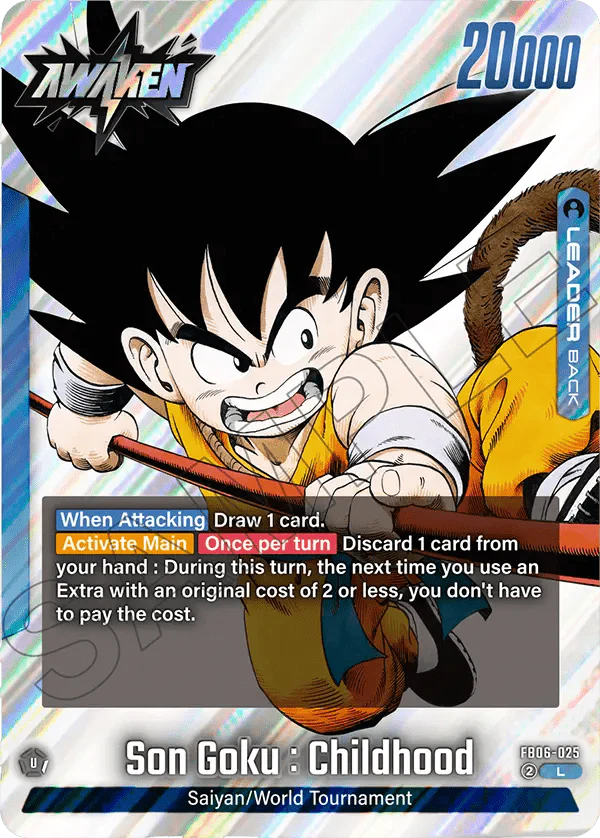 Dragon Ball Super CG: Fusion World - Manga Booster Box 01 (SB-01)