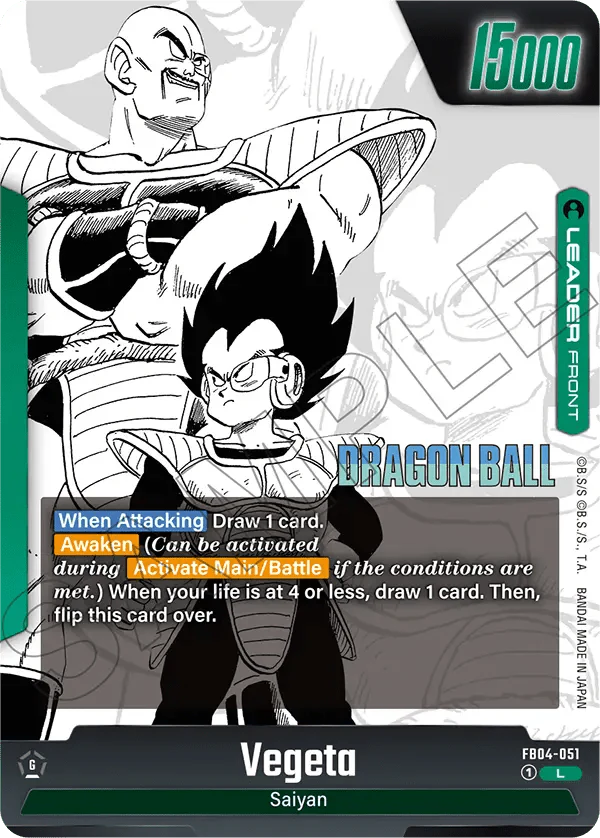 Dragon Ball Super CG: Fusion World - Manga Booster Box 01 (SB-01)