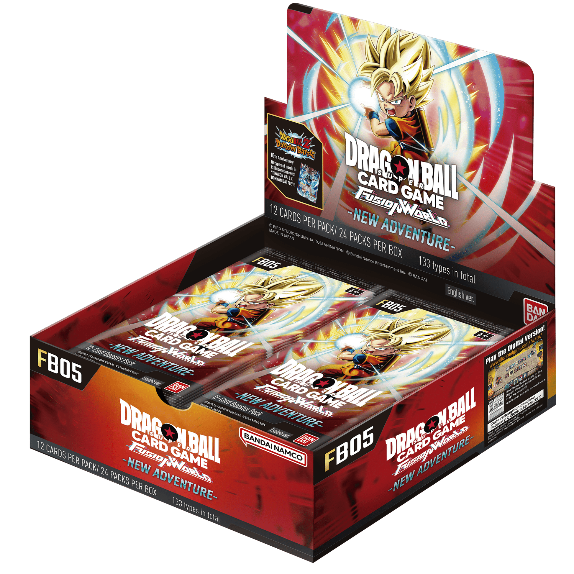 Dragon Ball Super TCG Fusion World: New Adventure Booster Box (FB05)