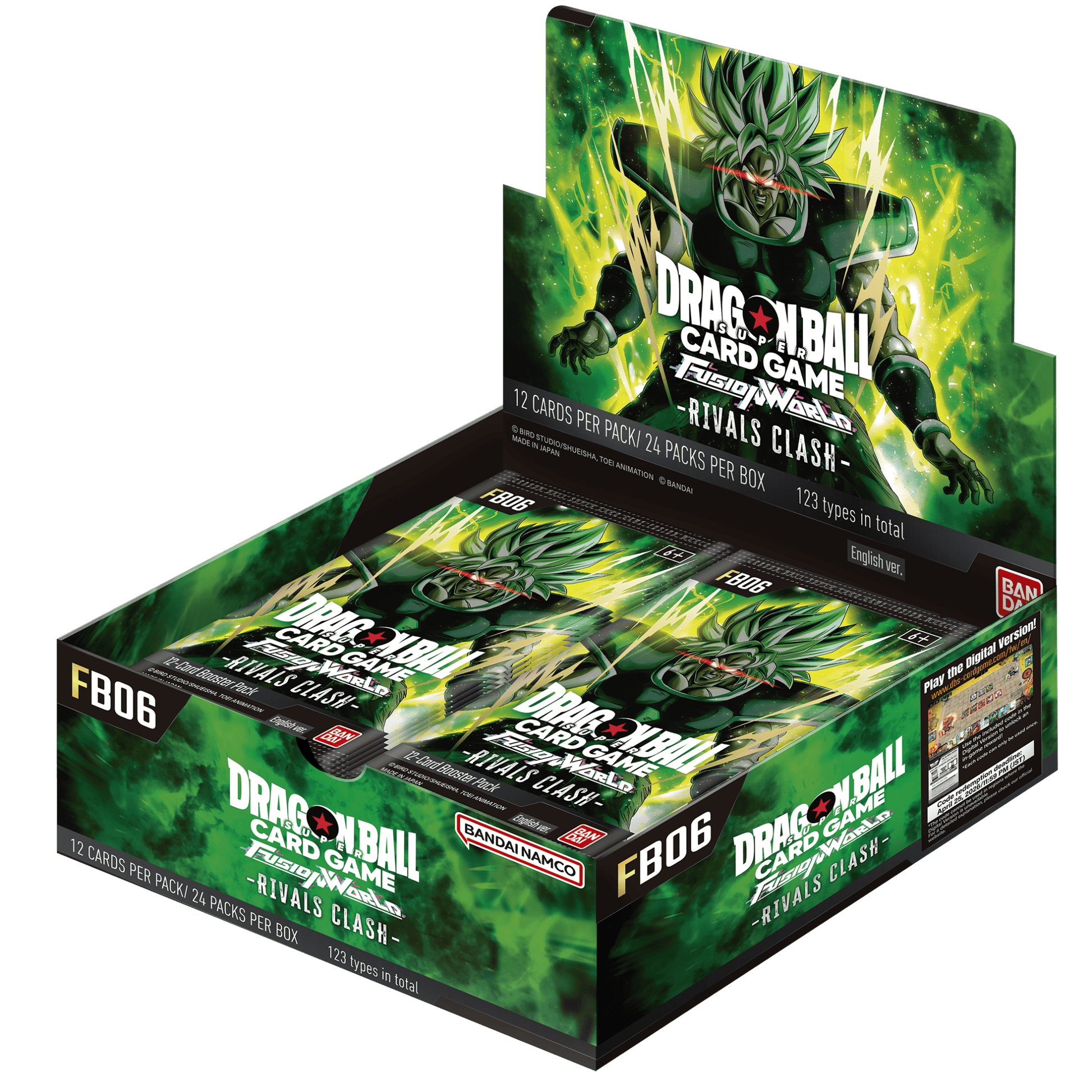 Dragon Ball Super CG: Fusion World: Rivals Clash Booster Box (FB06)