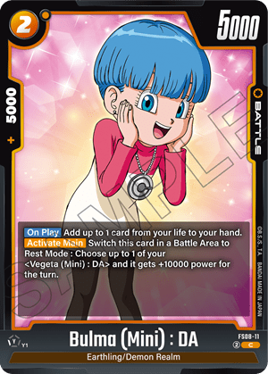Dragon Ball Super CG: Fusion World - Starter Deck Vegeta (Mini) Super Saiyan 3 (FS08)