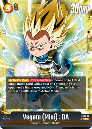 Dragon Ball Super CG: Fusion World - Starter Deck Vegeta (Mini) Super Saiyan 3 (FS08)
