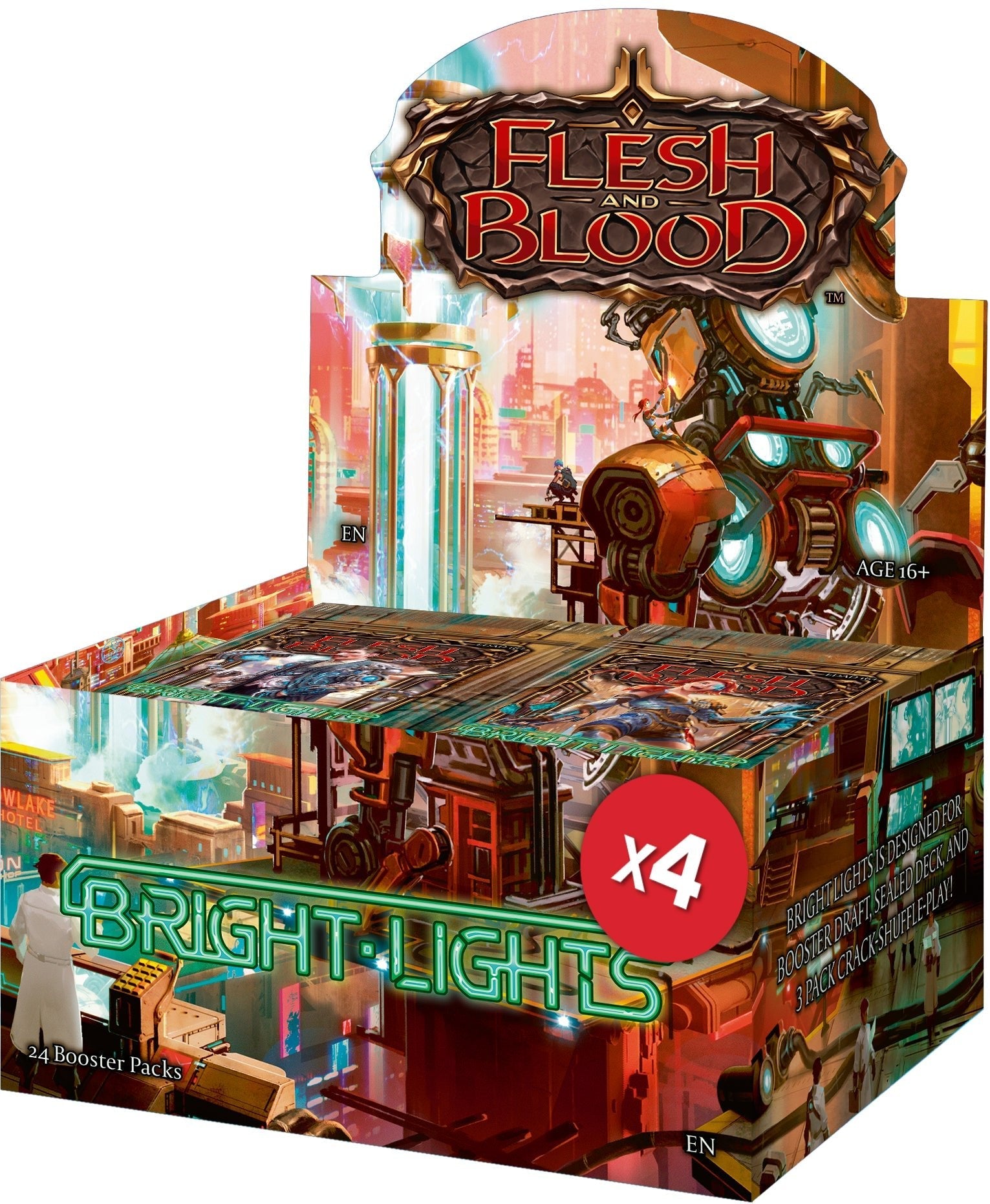 Flesh And Blood TCG: Bright Lights Sealed Case (4 Booster Boxes)