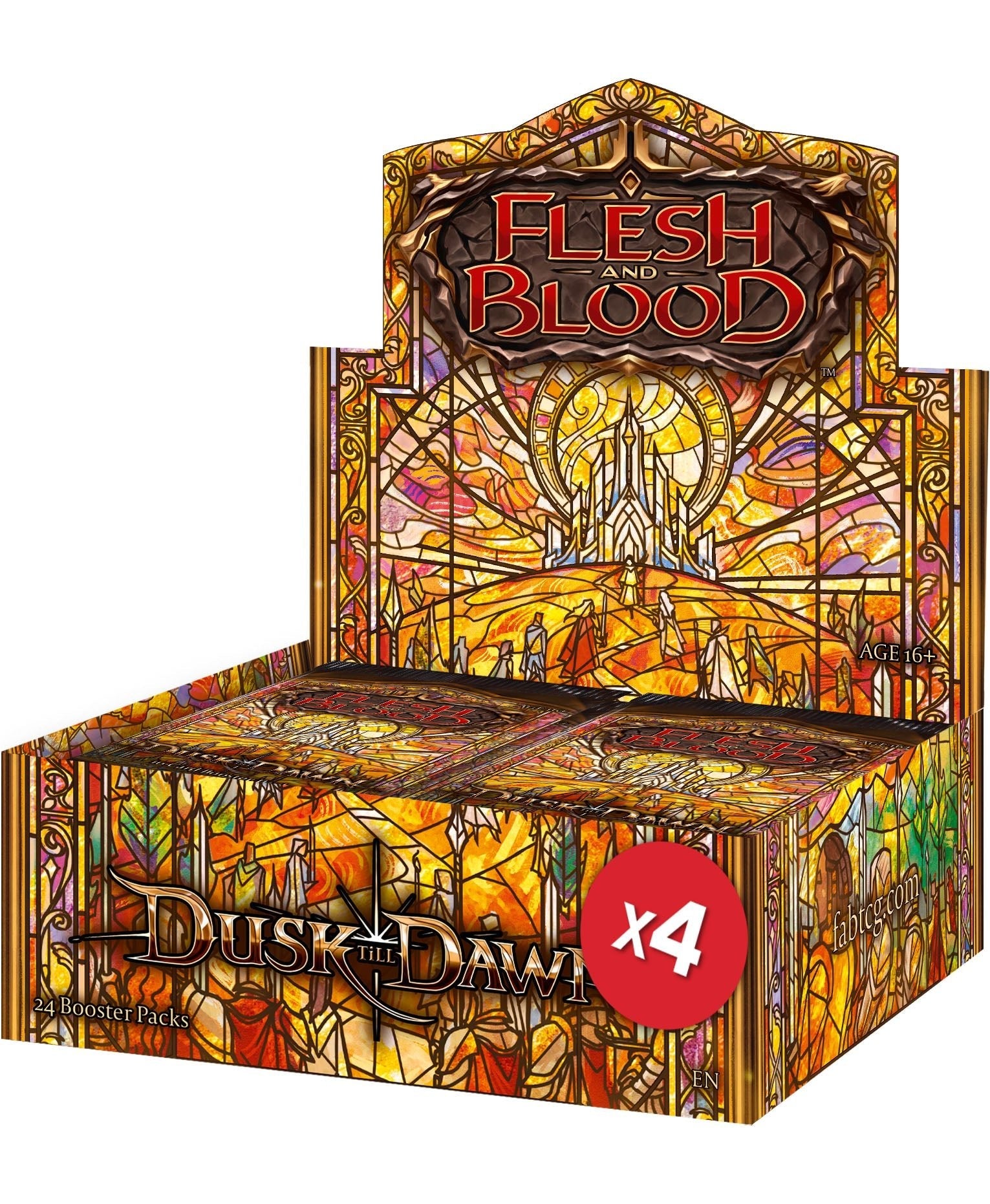 Flesh and Blood TCG: Dusk Till Dawn Sealed Case (4 Booster Boxes)