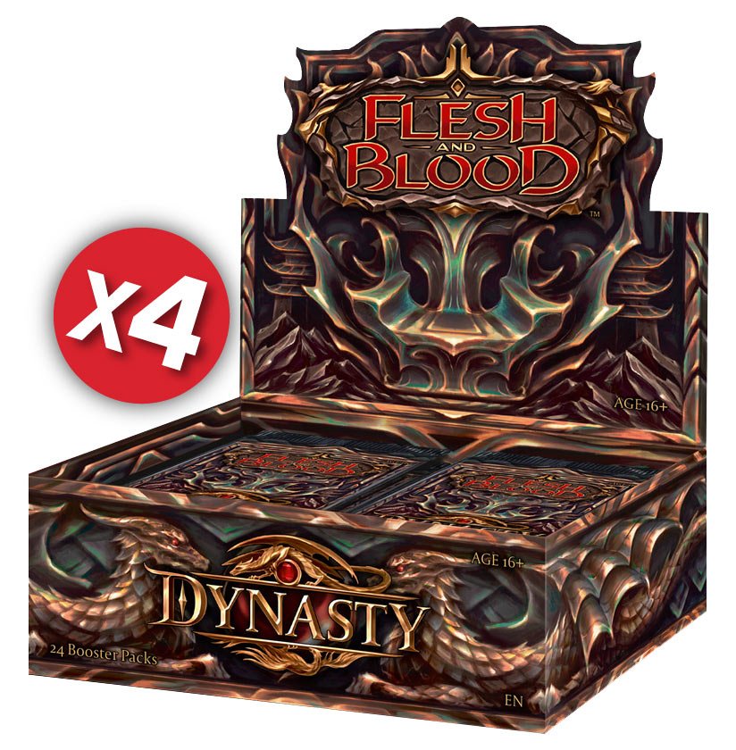 Flesh and Blood TCG: Dynasty Case (4 Booster Boxes)