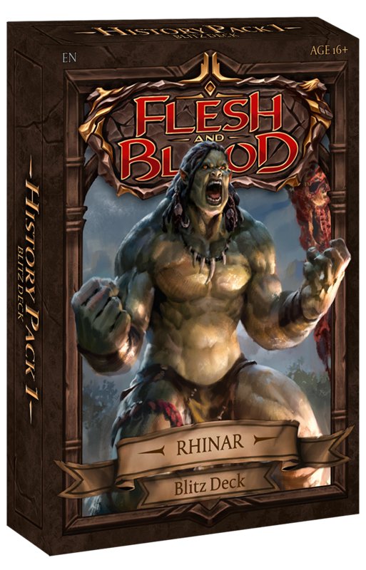 Flesh and Blood TCG: History Pack 1 Rhinar Blitz Deck