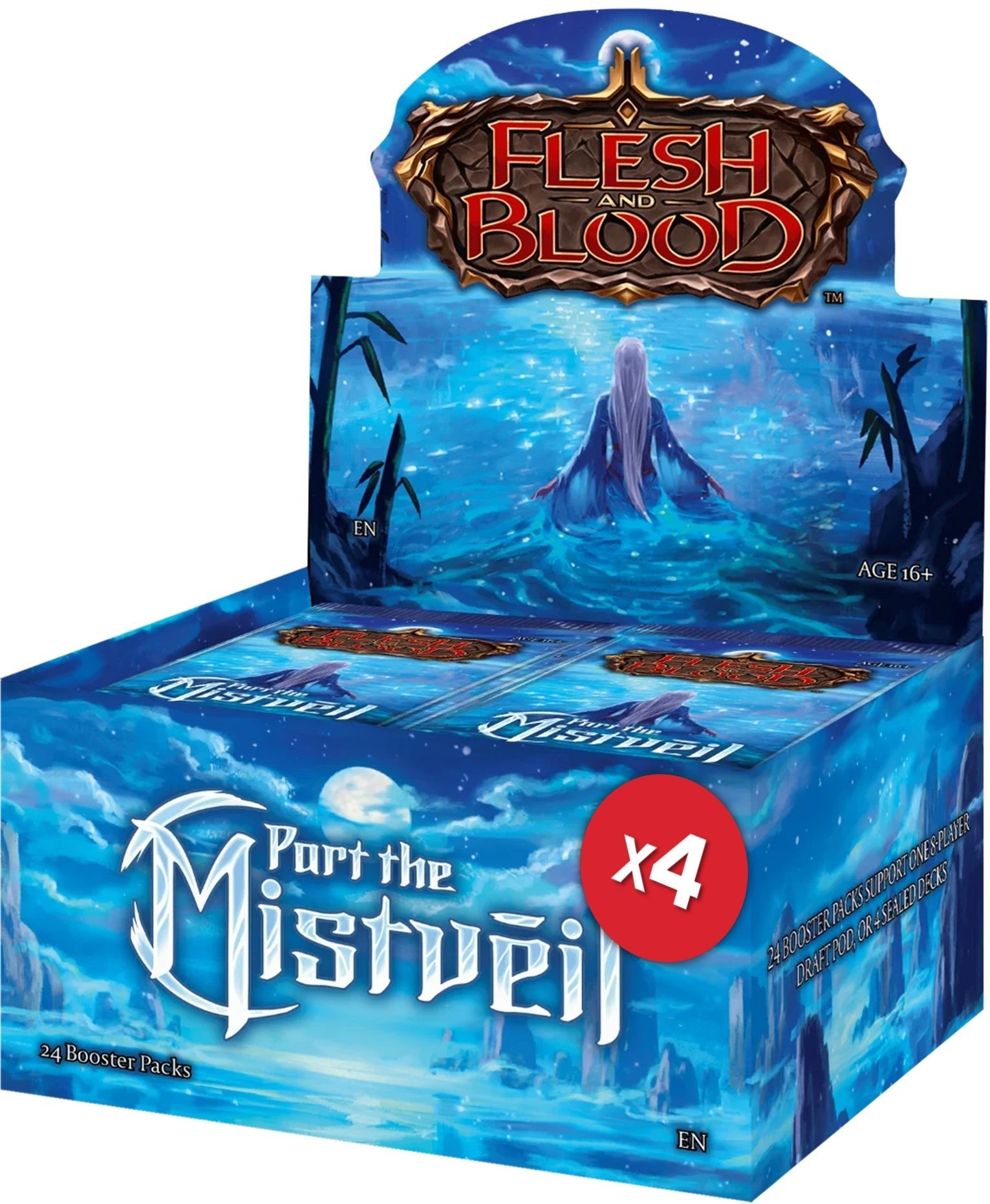 Flesh And Blood TCG: Part The Mistveil Sealed Case (4 Booster Boxes)