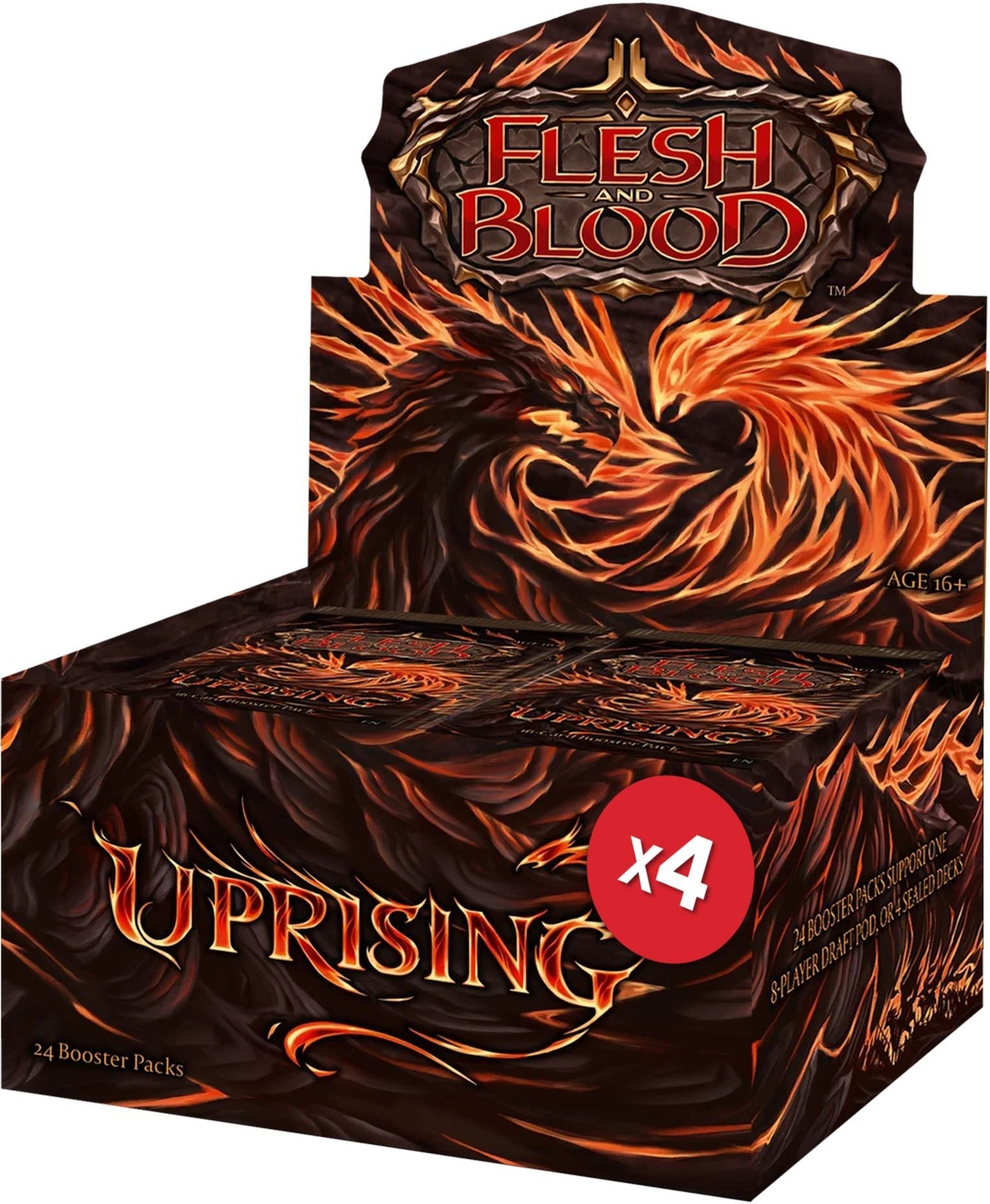 Flesh and Blood TCG: Uprising Sealed Case (4 Booster Boxes)