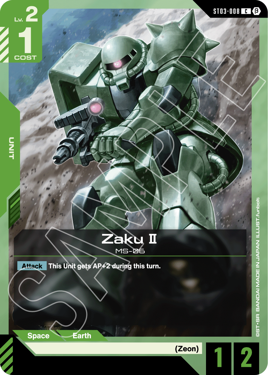 Gundam Card Game: Zeon's Rush Assemble Starter Deck (ST03A)
