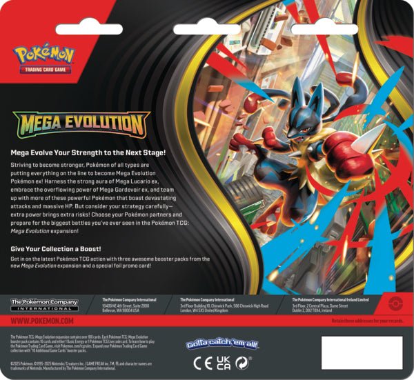 Pokemon TCG: Mega Evolution Base Set 3-Pack Blister Pack - Psyduck
