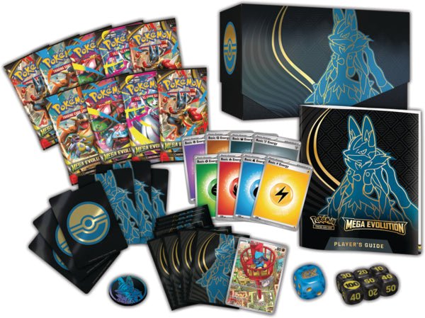 Pokemon TCG: Mega Evolution Base Set Elite Trainer Box - Lucario