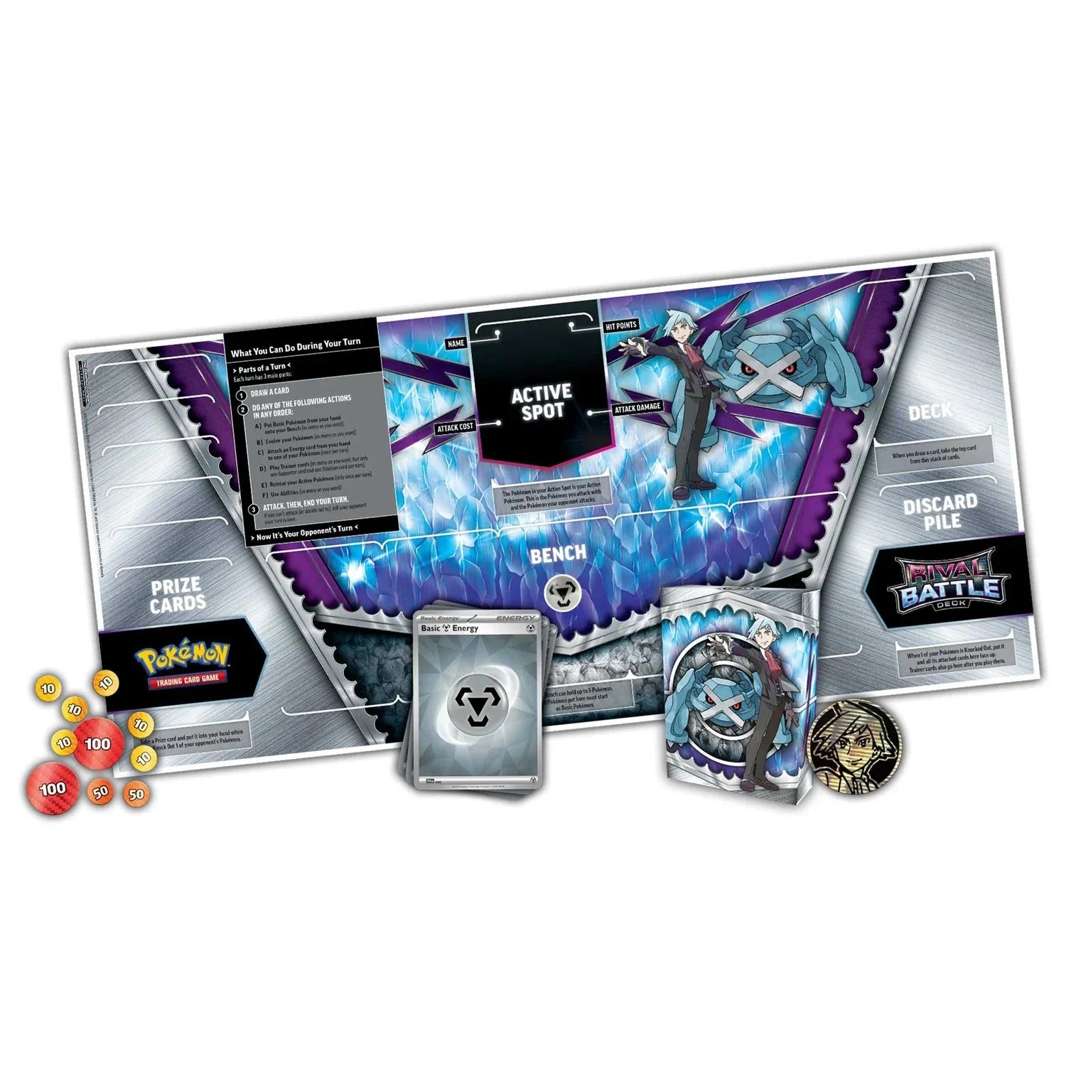 Pokemon TCG: Rival Battle Decks - Steven